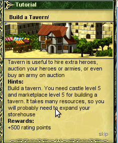 "The Tutorial for Building a Tavern"